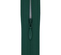 #3 Flexi Invisible Close-End Zip, Concealed Zipper for Dresses & Skirts, Soft Stretch Tape, Sewing Craft 16 Inch (40cm) - 1 Zip (Dark Evergreen)