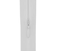 #3 Flexi Invisible Close-End Zip, Pack of 5 - Concealed Zipper for Dresses & Skirts, Soft Stretch Tape, Sewing Craft 18 Inch (45cm) (White)
