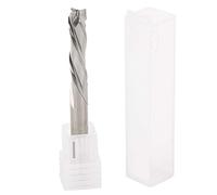 3 Flute Tungsten Steel Milling Cutter, CNC Milling Cutter for Aluminum, Round Handle End Mill with Sharp Cutting, 6x6x25x60mm for Non - Ferrous Materials Machining