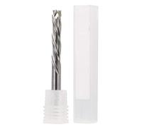 3 Flutes Milling Cutter Woodworking Cutting Tools Aluminum Tungsten Steel Silver 6x6x32x70mm for Workshop