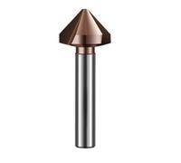 3 Flutes Tungsten Steel Carbide Countersink Drill Bit, 90 Degrees Chamfer Chamfering Tool 1pc(12.4mm)