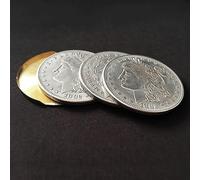 3 Fly Coins Magic Tricks Morgan Dollar Version Close Up Street Illusions Props Mentalism Production Illusion Gimmicks