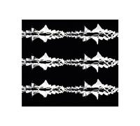 3 Foil Christmas Garland Decoration Silver & White Garland 2.7M