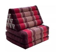 3-Fold Mat with Triangle Cushion - Comfortable TV Pillow, Foldable Mattress with Cushion Made of Eco-Friendly Kapok, (165x50x30cm,A)