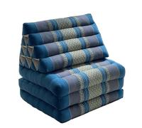 3-Fold Mat with Triangle Cushion - Comfortable TV Pillow, Foldable Mattress with Cushion Made of Eco-Friendly Kapok, (165x50x30cm,E)