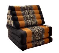 3-Fold Mat with Triangle Cushion - Comfortable TV Pillow, Foldable Mattress with Cushion Made of Eco-Friendly Kapok, (165x50x30cm,D)