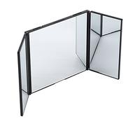 3 Folding Car Sun Visor Makeup Mirror, Large Wide View Makeup Mirror with Adjustable Angles, Auto Travel Vanity Mirror for Many Kinds of Car Sun Visor
