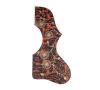 3. Folk Guitar Protective Back Plate Sheet, Adhesive Anti-Scratch Pickguard Sticker Guard Replacement for Acoustic Guitars Guitar Pickguard Guitar Protector Folk Guitar Guard