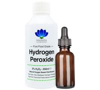 3% Food Grade Hydrogen Peroxide 250ml with Amber Glass Dropper Bottle