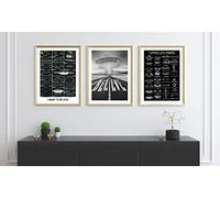 3 For 2 UFO Art Print A3 A4 Aliens ETs Space Ship Bob Lazar Pentagon Flying Saucer Disc X Files UAP Area 51 Sci-Fi Abduction Highway Believe (A4)