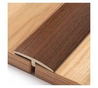 3 Ft Self Adhesive T Molding Floor Transition Strip, Wood Grain Design Door Threshold Strip, For Joining Floor Gaps, Threshold Cover, Carpet, Floor Tiles(Brown)