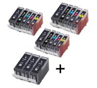 3 Full Set Of Replacement Ink Cartridges Of Canon PGI-5 and CLI-8