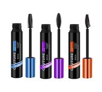 3-function Eyelash mascara 4D for Sensitive Eyes,Extra Long Lash Mascara Waterproof Not Blooming Curling Natural Eye Makeup Long Lasting Black