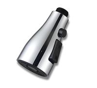 3-Function Kitchen Faucet Spray Head Replacement, Pull-Out Sprayer Nozzle for Kitchen Sink Tap, G1/2 Connector, Chrome Finish, Pull Down Faucet Spray Head for Kitchen and Bathroom Mixer Taps