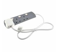 3 Gang Mains Extension Lead 3 Way UK Power Sockets Switched 1m/2m/5m/10m