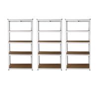 MonsterShop 3 x E-Rax White Racking