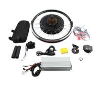 3 Gears 1000W Rear Wheel Motor E-Bike Kit, 21.75-23.61Mile/h Rear Wheel Electric Bikes Conversion Kit Hub Motor, with LCD Display, Power Cut-off Brake Lever, for Bikes with A 20 Inch Tire