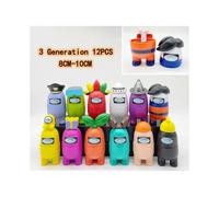 (3 Generation) Among Us 7&12PCS/SET Toy Decoration Christmas Gift