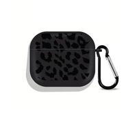 3. Generic Earphone Animal Pattern Protective Shell with Anti-Slip & Easy Installation Case, Black Leopard TPU