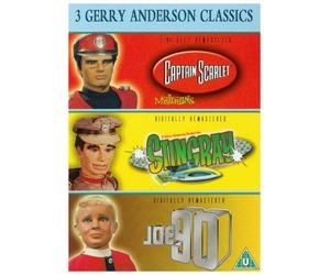 3 Gerry Anderson Classics - Supermarionation - Joe 90 / Captain Scarlet / Stingray [DVD] [1964]