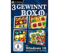 3 GEWINNT BOX II für Windows 10/CD-ROM