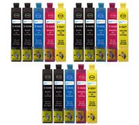3 Go Inks Set of 4 + extra Black Ink Cartridges to replace Epson 502XL+502XLBk
