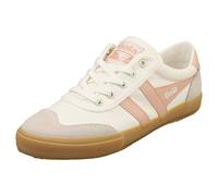 Gola Badminton Womens Off White Pink Fashion Trainers - 3 UK