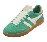 (3) Gola Cyclone Womens Fashion Trainers in Green Off White