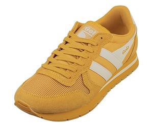 (3) Gola Daytona 88 Womens Fashion Trainers in Sun White