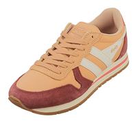 (3) Gola Daytona Chute Womens Fashion Trainers in Salmon Red