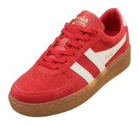(3) Gola Grandslam Womens Fashion Trainers in Red Off White