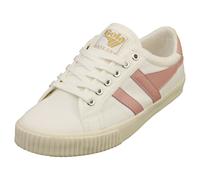 (3) Gola Tennis Mark Cox Womens Fashion Trainers in Off White Pink
