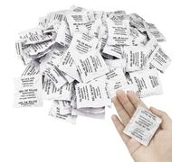 3 Gram x 100 Packs Silica Gel Sachets, Silica Gel Packets Desiccant Sachets, Desiccant Bags Dehumidifiers for Home, Moisture Absorber Sachets for Drying Food Clothes Storage Books Medicine