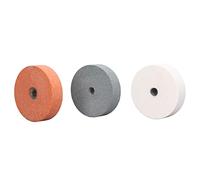 3 Grinder Wheel, Polishing Tool Set Kit for Metal Ceramic Wood, Silicon Carbide Grinding Wheel 3Pcs, 75mm Outer Diameter, 10mm Inner Hole, 20mm Thickness, Easy to Install, Wide