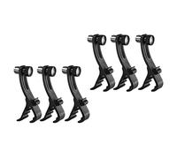3 Groove Point Drum Mic Clamp Set 6 Piece