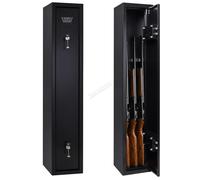 (3 Guns) WestWood Gun Security Lockable Safe Cabinet Storage Rifle Firearm Black Steel