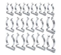 3-H 16PC Tool Spring Terry Clips 13/16/ 19/ 25mm,Tool Holder Garage/Shed Storage Grip Tidies Wall Mounted, Storage Hangers for Garages Sheds Yards Cupboards