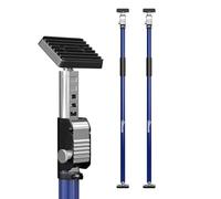 3-H Heavy Duty Telescopic Support Pole, 50kg Max Load, 110-195cm Adjustable All-Steel Prop, Plastering Acrow Prop, Cargo Bars for Car Boot SUV Van, 2 Pack Dark Blue