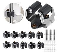 3-H Mop Holder 10 Pack,Brush Holder,Broom Holder Wall Mounted for Kitchen Bathroom Laundry Room Shed Garage Garden(Black)