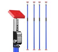 3-H Telescopic Ceiling Support Pole, 160-290cm Extendable All-Steel Acrow Prop, 50kg Maximum Load, Drywall Plasterboard Support Rod for Door Frame Cabinet & Cargo Fixing, 4 Pack Blue