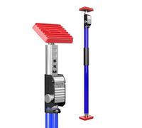3-H Telescopic Support Pole, Heavy Duty Plasterboard Prop with 50kg Max Load, 75-133cm Adjustable All-Steel Telescopic Rod, Plastering Tool,1 Pack(Blue)