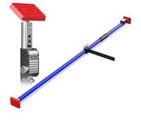 3-H Third Hand Telescopic Support Pole Heavy Duty, All-steel Support Rod for Cabinet Jacks Cargo Bars with Divider Bar Drywall Support-165 lbs Capacity and Extends from 58 to 110 Inch, 1 Pack(Blue)