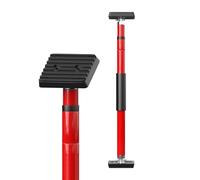 3-H Third Hand Telescopic Support Pole with Hidden Twist-Lock System, Plasterboard Props, All-steel Support Rod for Cabinet Jack Support - 80 lbs Capacity and Extends from 27.6 to 43.3 Inch, (Red)