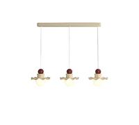 3 Hanging Lighting Kitchen Island Folding Milk Glass Rustic Chandelier Light Nordic Farmhouse Cluster Pendant Lamp for Living Dining Room Bedroom Restaurants