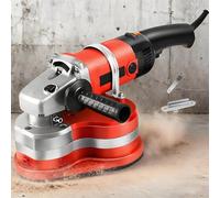3-Head Concrete Grinder 2800RPM Surface Planer, Electric Diamond Polisher with 6 Speed Control & Dust Extraction Shroud