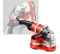 3 Head Concrete Grinder, 2800W Cement Planer, 6 Speeds with a Dust Hood, 10 cm Concretes Sander, 90° Edge Grinders for Sanding Cements, Marble, and Granite, Handheld