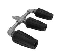 3 Head High Pressure Water Adapter Nonrust Steel Alloy Multiple Connection Washer Attachment for Cleaning Tool Fast Adapter Pressure Washer Tip