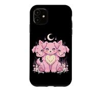 3 Headed Dog Pastel Goth Anime Creatures Kawaii Manga Horror Case for iPhone 11
