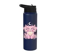 3 Headed Dog Pastel Goth Anime Creatures Kawaii Manga Horror Stainless Steel Insulated Water Bottle