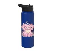 3 Headed Dog Pastel Goth Anime Creatures Kawaii Manga Horror Stainless Steel Insulated Water Bottle
